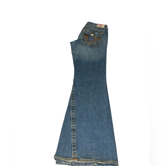 True Religion Y2K flare jeans Size 32” Flare Low Rise In Good Shape - Picture 9 of 14